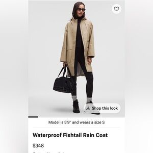 Lululemon raincoat